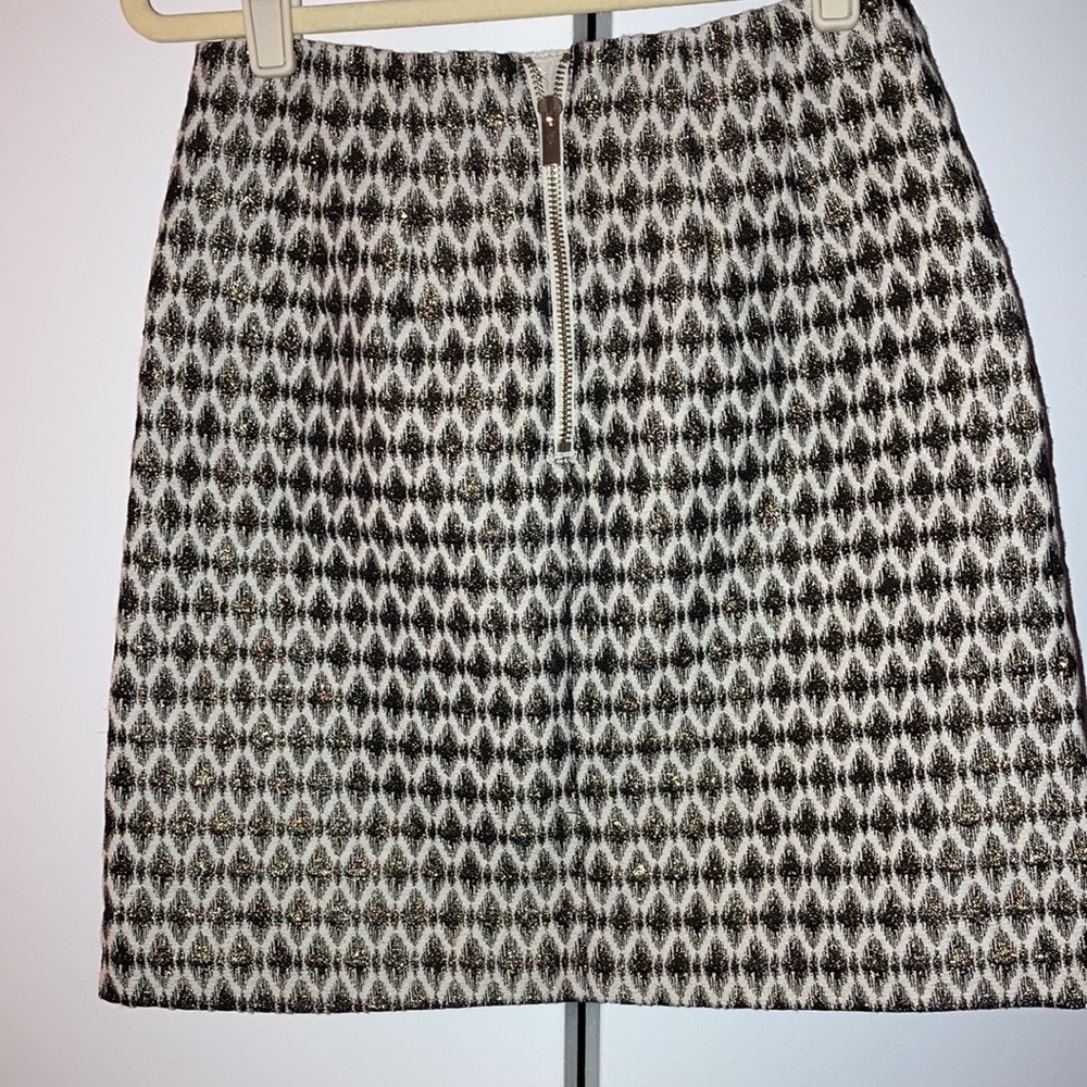 Loft fully lined gold black and cream skirt - Picture 4 of 5